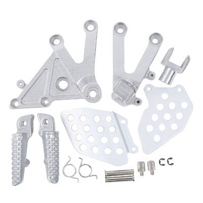 Priekšējie pēdas tapas balsta kronšteins Honda CBR600RR 2003 2004 2005 2006 smilšu melns/melns/sudrabs motociklam