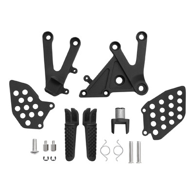 Предни колчета за крака Скоба за опора за Honda CBR600RR 2003 2004 2005 2006 пясъчно черен/черен/сребрист мотоциклет
