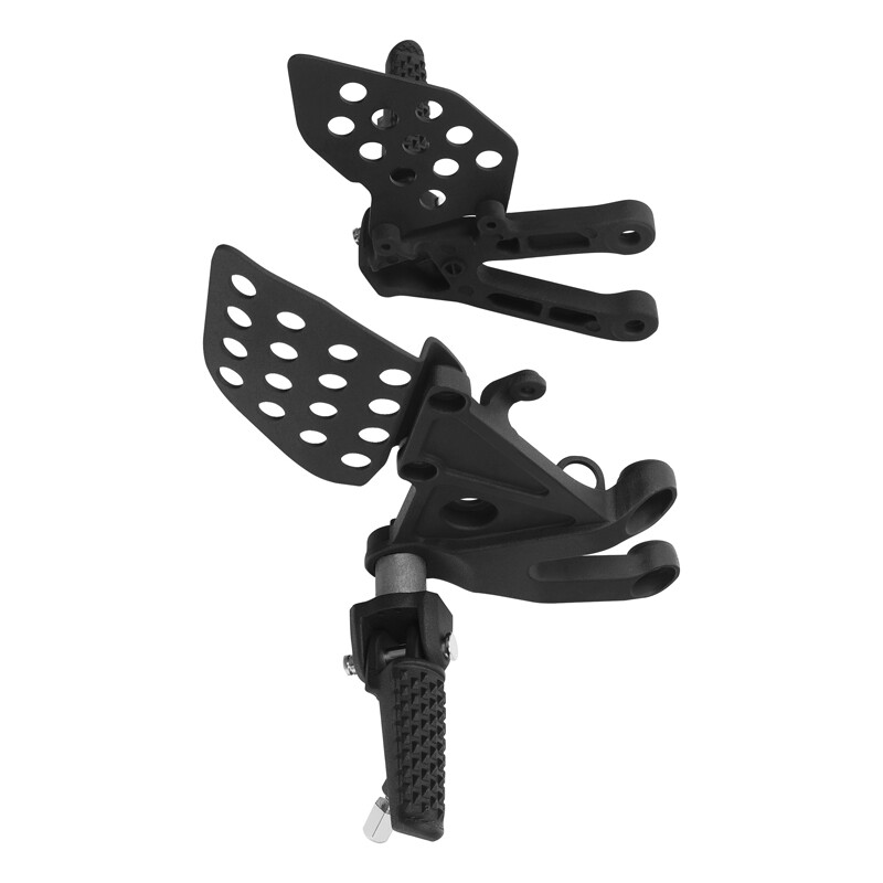 Priekšējie pēdas tapas balsta kronšteins Honda CBR600RR 2003 2004 2005 2006 smilšu melns/melns/sudrabs motociklam