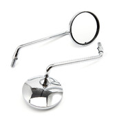 Universalūs 10 mm motociklų veidrodžiai elektriniai paspirtukai dviračių šoniniai veidrodžiai HD, skirti Honda CB125S Goldwing 1500 Rebel 250 CMX250C