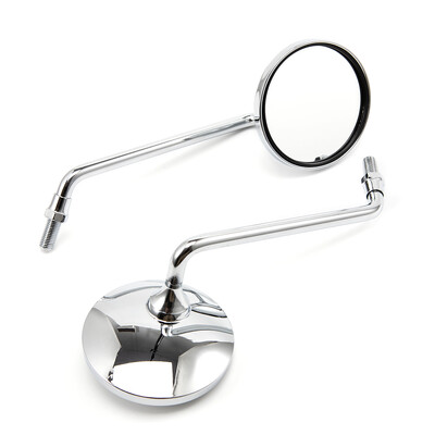 Universalūs 10 mm motociklų veidrodžiai elektriniai paspirtukai dviračių šoniniai veidrodžiai HD, skirti Honda CB125S Goldwing 1500 Rebel 250 CMX250C