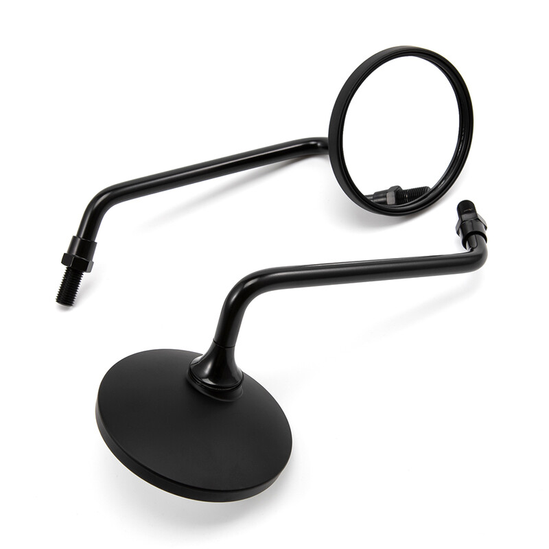 Universalūs 10 mm motociklų veidrodžiai elektriniai paspirtukai dviračių šoniniai veidrodžiai HD, skirti Honda CB125S Goldwing 1500 Rebel 250 CMX250C