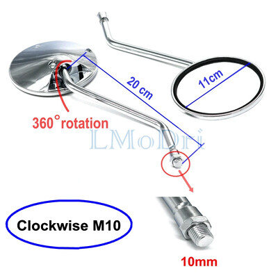 LMODRI univerzalni motocikl motocikl stražnji retrovizor elektromobilna stražnja retrovizora 8 mm 10 mm navoj za Hondu
