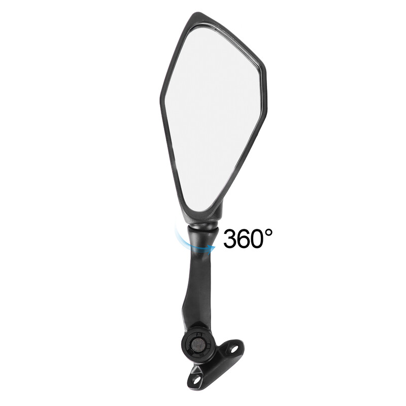 2 gab Motocikla atpakaļskata spoguļi, salokāmi melni, Ninja 300 250 ZX6R 636 300R EX300 ABS 2011-2018 motocikla daļas nomaiņa