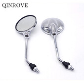 Retro 8 10MM motociklo galinio vaizdo veidrodėlis ABS šoninis veidrodėlis universalus, skirtas Kawasaki Honda Shadow Royal Enfield Himalayan Zontes 350