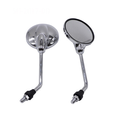 Retro 8 10MM motociklo galinio vaizdo veidrodėlis ABS šoninis veidrodėlis universalus, skirtas Kawasaki Honda Shadow Royal Enfield Himalayan Zontes 350