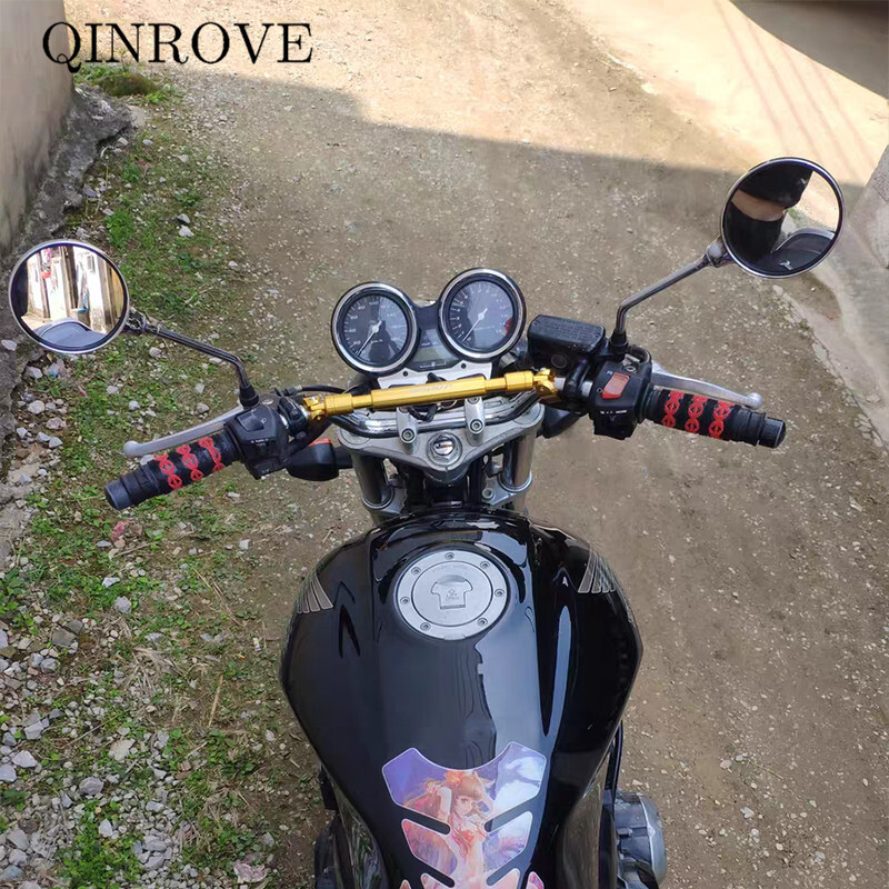 Retro 8 10MM motociklo galinio vaizdo veidrodėlis ABS šoninis veidrodėlis universalus, skirtas Kawasaki Honda Shadow Royal Enfield Himalayan Zontes 350