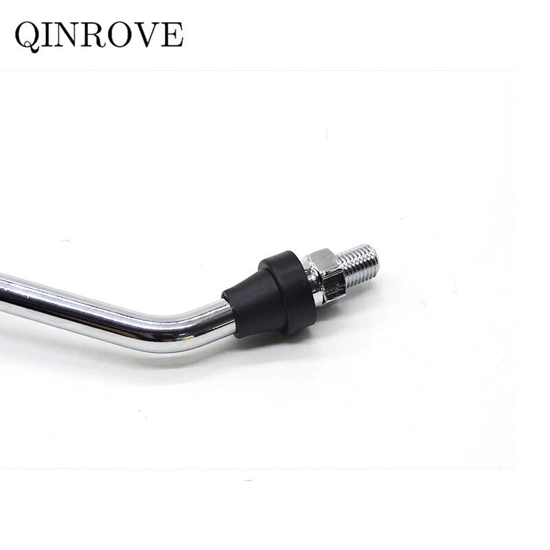 Retro 8 10MM motociklo galinio vaizdo veidrodėlis ABS šoninis veidrodėlis universalus, skirtas Kawasaki Honda Shadow Royal Enfield Himalayan Zontes 350