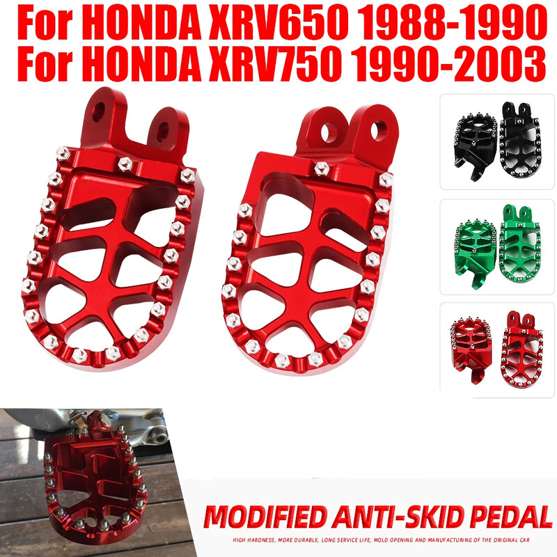 Motorkerékpár CNC lábtartók lábtartó lábtartó pedálok HONDA AFRICA TWIN XRV 650 XRV 750 XRV650 XRV750 650XRV 750XRV 1990-hez