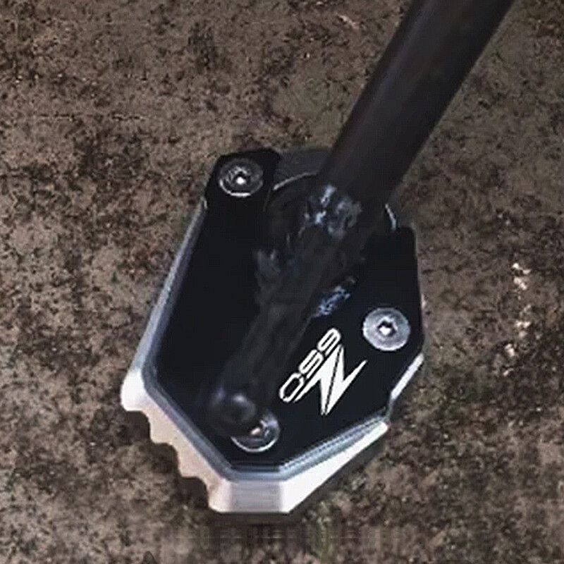 Skirta Z650 900 Z900 RS SE Z650 Z900RS 2017-2022 Motociklo šoninio stovo prailginimo kronšteinas Padidintos plokštės pėdos stovo z900 priedai