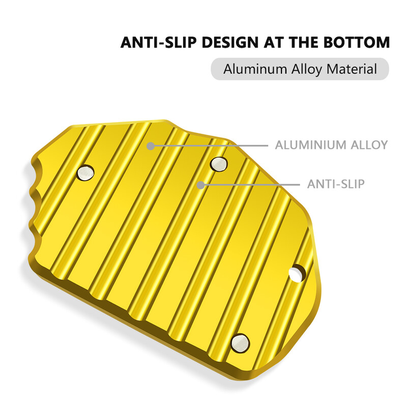Skirta Z650 900 Z900 RS SE Z650 Z900RS 2017-2022 Motociklo šoninio stovo prailginimo kronšteinas Padidintos plokštės pėdos stovo z900 priedai