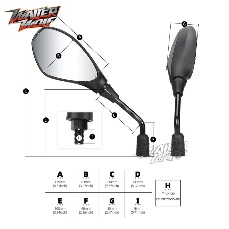 2024 XL750 M10 ABS reguliuojami galinio vaizdo šoniniai veidrodėliai, skirti Honda XL 750 Transalp CRF 1100L Africa Twin 1100 Adventure motociklui