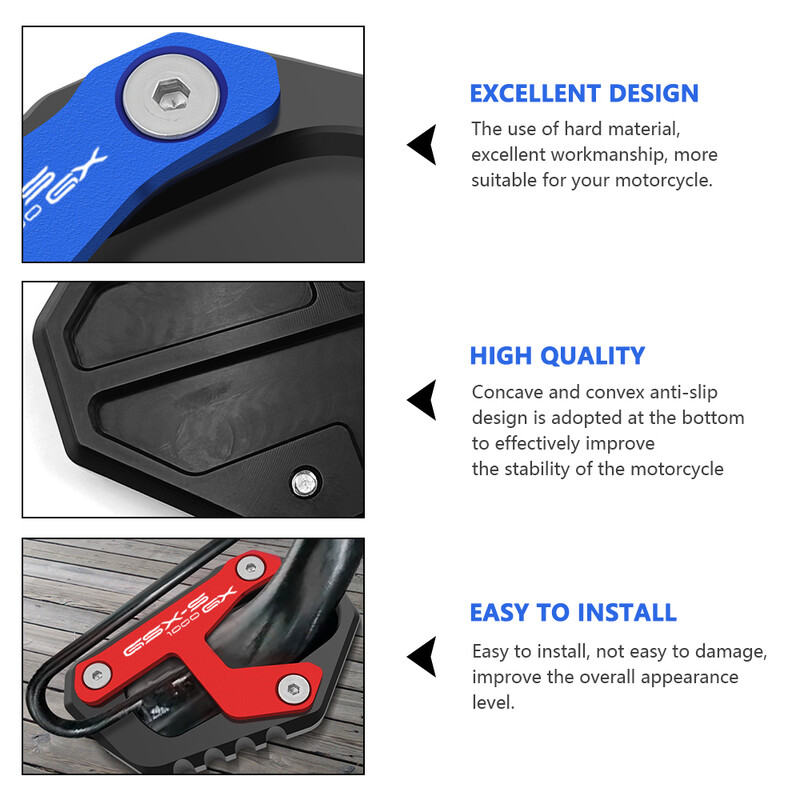 Skirta gsxs1000gx GSXS 1000GX 2024 išplėstinė šoninė atrama išplėstinė šoninė atrama Motociklų priedai pėdos atrama šoninė atrama sid