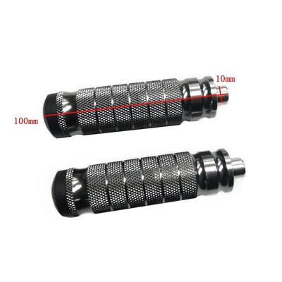 Vienos poros motociklo aliuminio galinės padėties atramos pėdų atramos pėdų atramos pėdų kaiščių pedalas, skirtas Yamaha Fit modifikuotų motociklų motociklų priedams