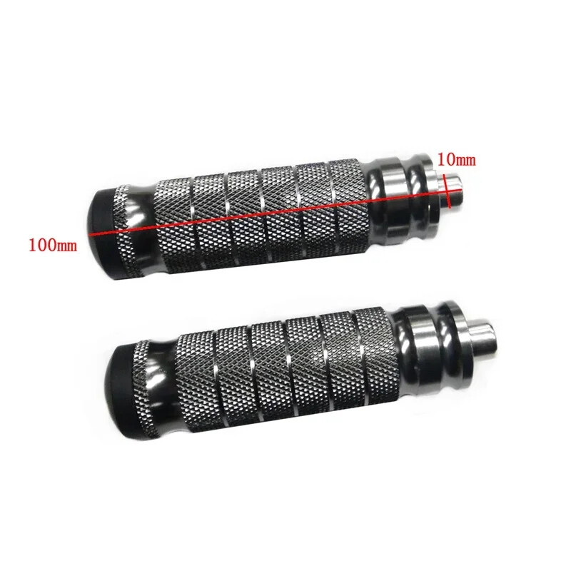 Vienos poros motociklo aliuminio galinės padėties atramos pėdų atramos pėdų atramos pėdų kaiščių pedalas, skirtas Yamaha Fit modifikuotų motociklų motociklų priedams