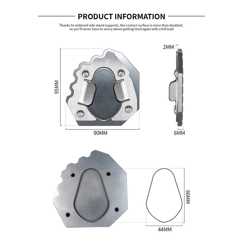 Extensie Suport Suport Lateral 1200 Tiger Pentru Tiger 1200 Tiger1200 2022 - Extensie Suport Suport Motocicletă Baza Pad Piciorului