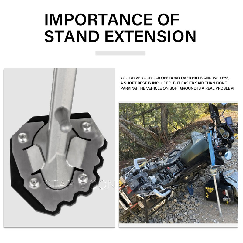 Extensie Suport Suport Lateral 1200 Tiger Pentru Tiger 1200 Tiger1200 2022 - Extensie Suport Suport Motocicletă Baza Pad Piciorului
