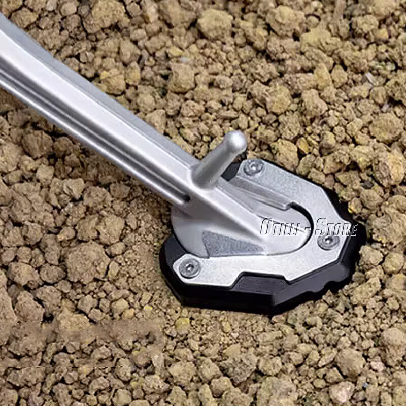 Naujas motociklo atraminio stovo ilgintuvas pėdos šoninio stovo prailginimo padas, neslystantis padidintas pagrindas, skirtas Tiger 1200 TIGER 1200 GT PRO 2023