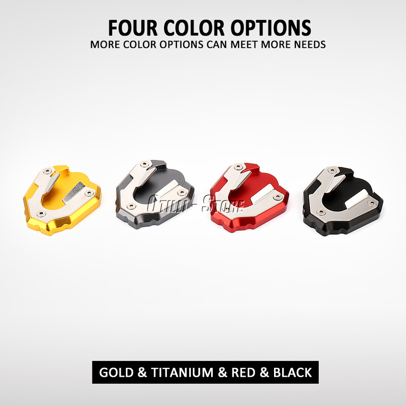 Naujas motociklo atraminio stovo ilgintuvas pėdos šoninio stovo prailginimo padas, neslystantis padidintas pagrindas, skirtas Tiger 1200 TIGER 1200 GT PRO 2023