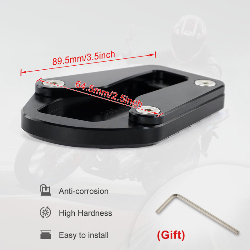 Skirta Yamaha MT09/SP TRACER 9 GT 2021-2024 XSR900 2022-2024 CNC motociklo atraminio stovo kojos šoninio stovo padidinimo pagalvėlės atraminė plokštė