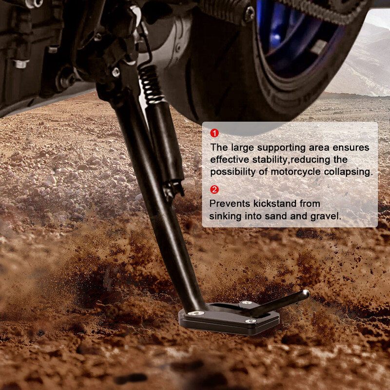 Skirta Yamaha MT09/SP TRACER 9 GT 2021-2024 XSR900 2022-2024 CNC motociklo atraminio stovo kojos šoninio stovo padidinimo pagalvėlės atraminė plokštė