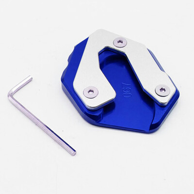 Paredzēts Yamaha MT-09 2014-2020 MT09 Tracer XSR900 2016-2019 Motocikla statīva pēdas sānu statīva pagarinājumam, palielināt spilventiņu atbalsta plāksni