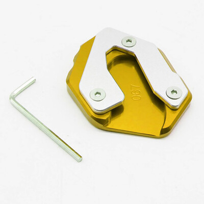 Paredzēts Yamaha MT-09 2014-2020 MT09 Tracer XSR900 2016-2019 Motocikla statīva pēdas sānu statīva pagarinājumam, palielināt spilventiņu atbalsta plāksni