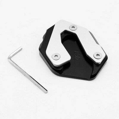 Paredzēts Yamaha MT-09 2014-2020 MT09 Tracer XSR900 2016-2019 Motocikla statīva pēdas sānu statīva pagarinājumam, palielināt spilventiņu atbalsta plāksni