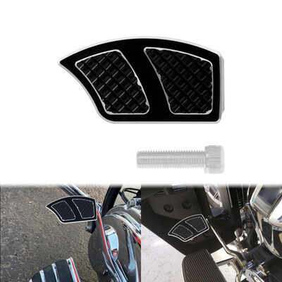 Motocykel CNC radiaca páka s radiacim pedálom, čierna/chrómová opierka nohy pre Harley Touring Dyna Softail Sportster XL Road King Glide