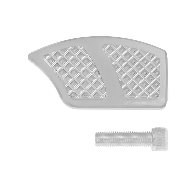 Motocykel CNC radiaca páka s radiacim pedálom, čierna/chrómová opierka nohy pre Harley Touring Dyna Softail Sportster XL Road King Glide