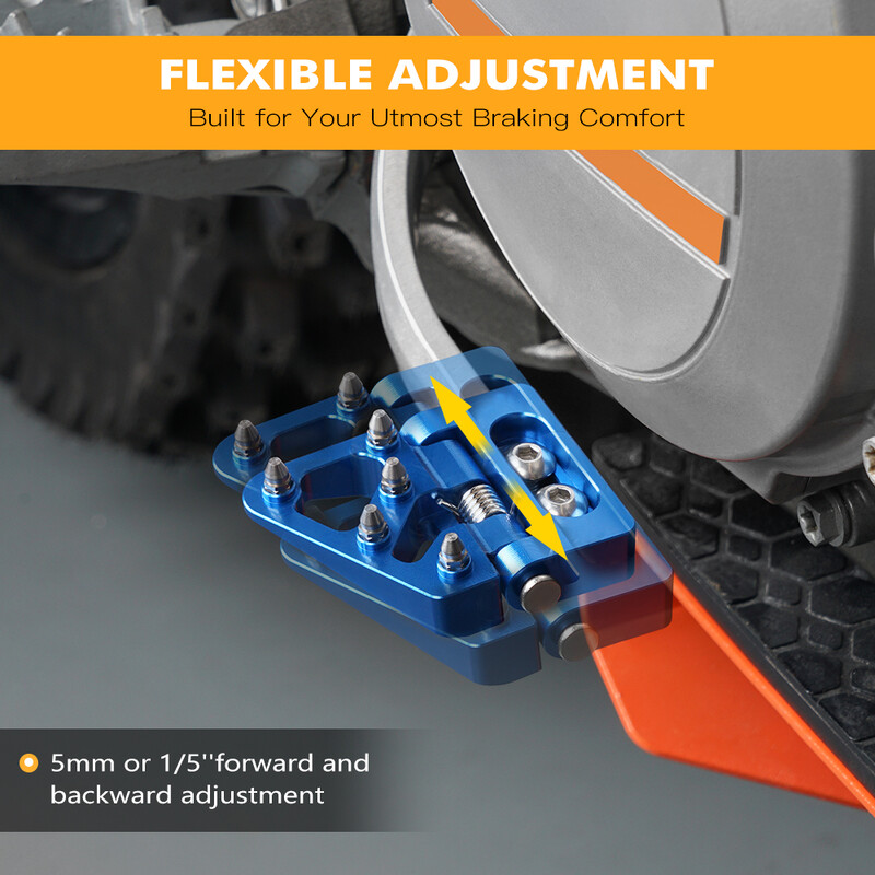 Skirta Husqvarna 701 ENDURO 701 SUPERMOTO 2016-2023 TE300 TE FE 250 300 350 450 501 2014-2016 galinio sulankstomo stabdžių pedalo antgalio plokštelė