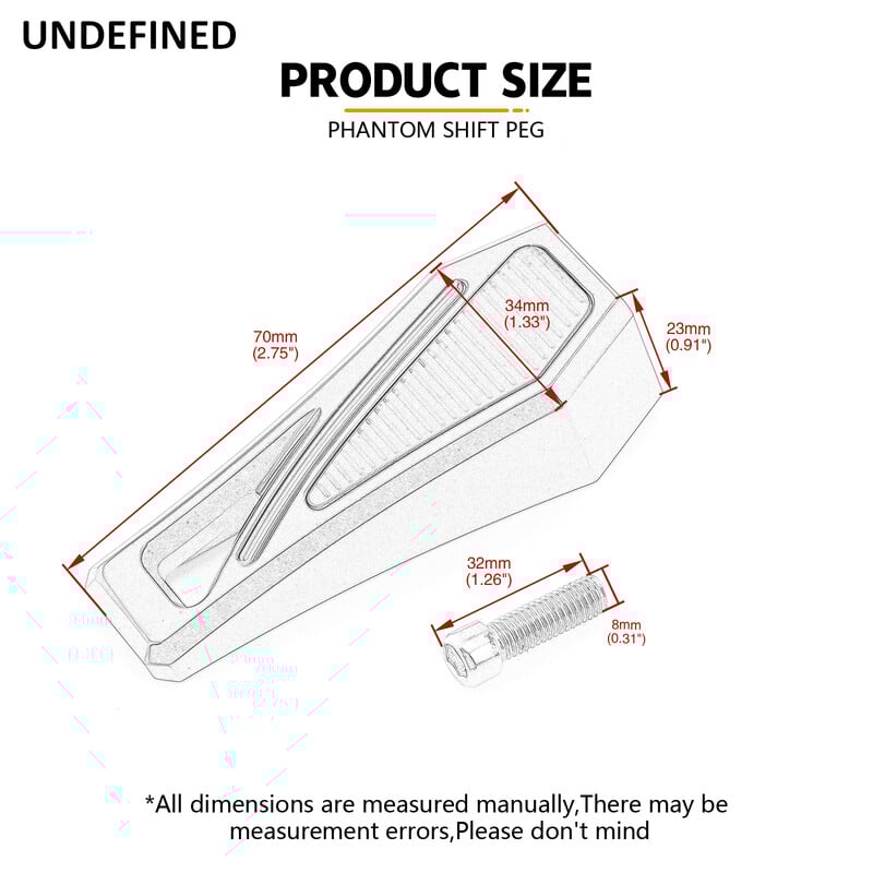 Motociklo perjungimo kaištis Phantom kulno pirštų perjungimo kaiščiai, skirti Harley Sportster XL 883 1200 Touring Electra Street Glide Dyna Softail
