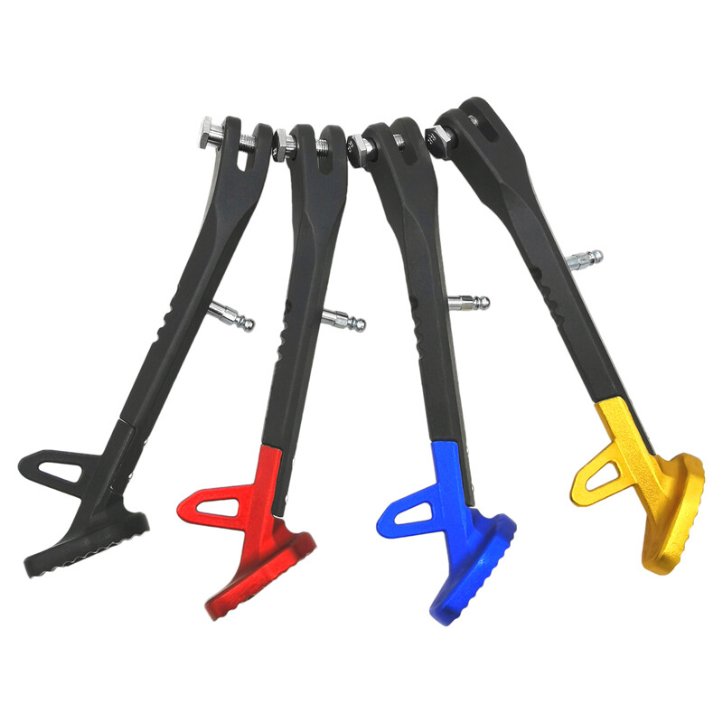 „LMoDri“ motociklų stovai Motorolerio modifikuotas pėdų laikiklis, aliuminio lydinio motociklo šoniniai stovai