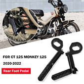 MONKEY 125 CT 125 2020-2022 Motociklu piederumi Aizmugurējais aizmugurējais pedālis alumīnija pedāļa pārnesumu svira Rear Foot Pedal ct125 monkey125