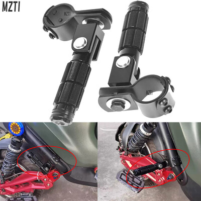MZTI 22-27/30-35mm uued CNC-alumiiniumist mootorrattaosa universaalsed klambripedaalid, kokkupandud jalatugi jalatugi, mootorrattad, jalgratas