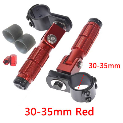 MZTI 22-27/30-35mm jaunpienācēji CNC alumīnija motociklu daļas Universālie skavas pedāļi, salocīti kāju balsts, kājiņas, motocikli, velosipēdi