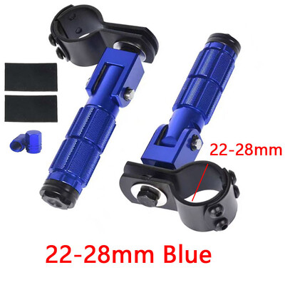 MZTI 22-27/30-35mm jaunpienācēji CNC alumīnija motociklu daļas Universālie skavas pedāļi, salocīti kāju balsts, kājiņas, motocikli, velosipēdi