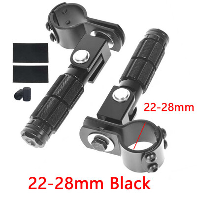 MZTI 22-27/30-35mm jaunpienācēji CNC alumīnija motociklu daļas Universālie skavas pedāļi, salocīti kāju balsts, kājiņas, motocikli, velosipēdi