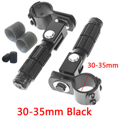 MZTI 22-27/30-35mm jaunpienācēji CNC alumīnija motociklu daļas Universālie skavas pedāļi, salocīti kāju balsts, kājiņas, motocikli, velosipēdi