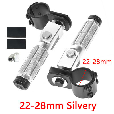 MZTI 22-27/30-35mm jaunpienācēji CNC alumīnija motociklu daļas Universālie skavas pedāļi, salocīti kāju balsts, kājiņas, motocikli, velosipēdi