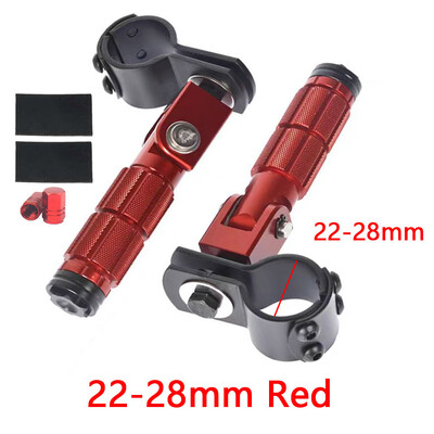 MZTI 22-27/30-35mm jaunpienācēji CNC alumīnija motociklu daļas Universālie skavas pedāļi, salocīti kāju balsts, kājiņas, motocikli, velosipēdi