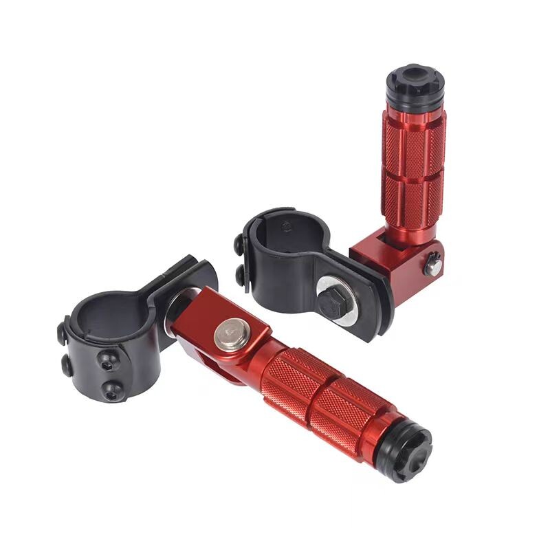 MZTI 22-27/30-35mm jaunpienācēji CNC alumīnija motociklu daļas Universālie skavas pedāļi, salocīti kāju balsts, kājiņas, motocikli, velosipēdi