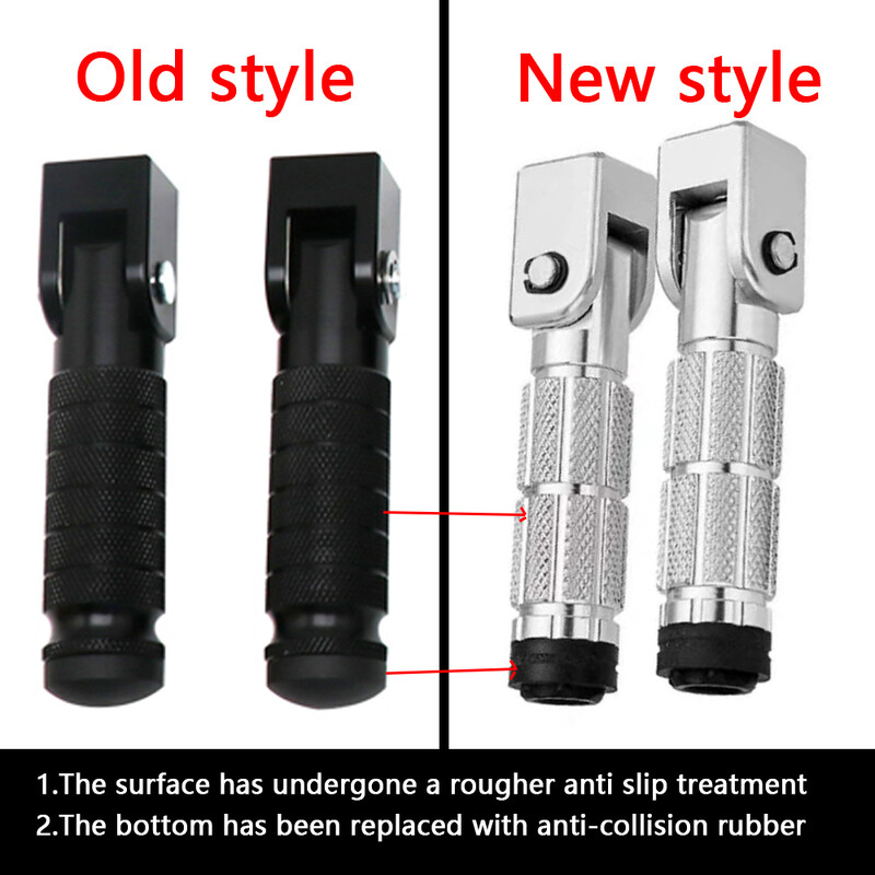 MZTI 22-27/30-35mm jaunpienācēji CNC alumīnija motociklu daļas Universālie skavas pedāļi, salocīti kāju balsts, kājiņas, motocikli, velosipēdi