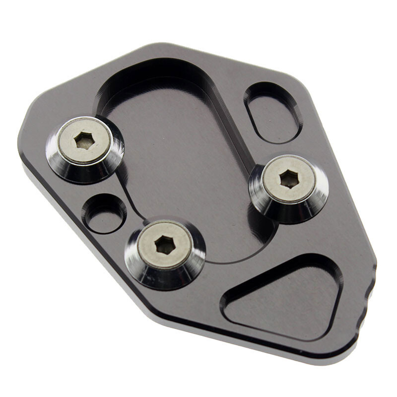 Paredzēts BMW F800R F800S F800ST F800GT 2009-2015 Motocikla sānu statīva spilventiņu statīva palielinātāja atbalsta pagarinājumam HP2 SPORT 08-10