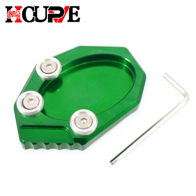 Motocikla CNC statīva pēdas sānu statīva pagarinājuma atbalsta plāksnes paliktnis Versys 650 Versys650 KLX250 KLX 250 2010-2016