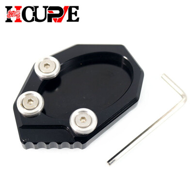 Motocikla CNC statīva pēdas sānu statīva pagarinājuma atbalsta plāksnes paliktnis Versys 650 Versys650 KLX250 KLX 250 2010-2016