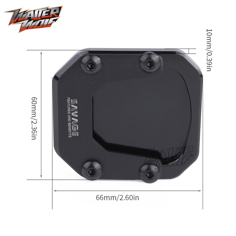 Suport pentru motociclete Mărire Pad Suport lateral Placă de extensie pentru Honda XL750 Transalp 750 CB750 Hornet 750 2023-2024 Transalp750