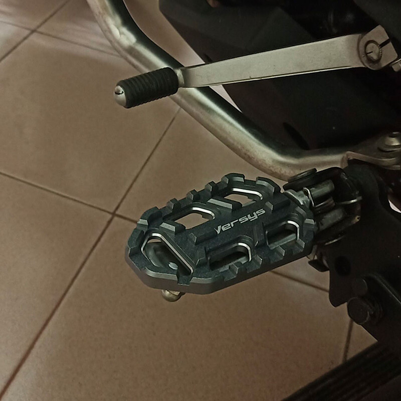 Motociklu aksesuāri Kāju balsts platais pedāļi Pedāļa balsta pēdas Kawasaki VERSYS 1000 650 X300 versys-x300 650 1000