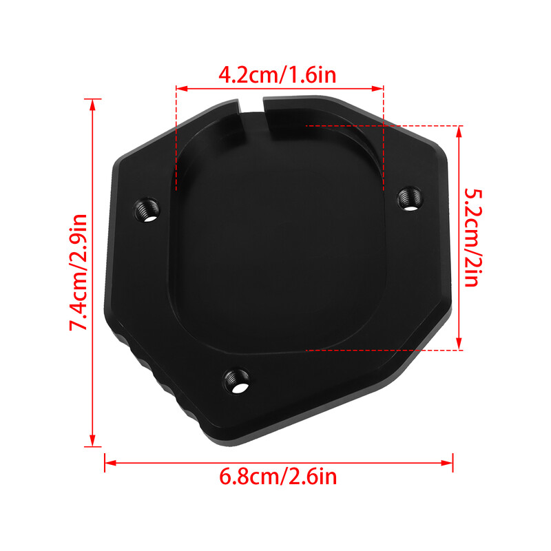 Skirta Suzuki DRZ 400S DRZ 400E DRZ 400 SM DRZ400SM DRZ400S 2000-2020 Kojos šoninio stovo padidinimo plokštės atraminio stovo padidinimo prailginimas