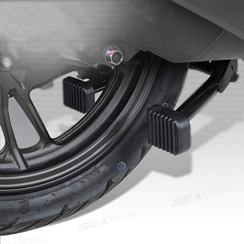 AUTOMECHANISTAS Motociklo pėdos atrama Minkštos guminės trinkelės Motorolerio pagrindo plokštės neslystančios trinkelės Motociklo pagrindo laikiklio prailginimo pėdos padas